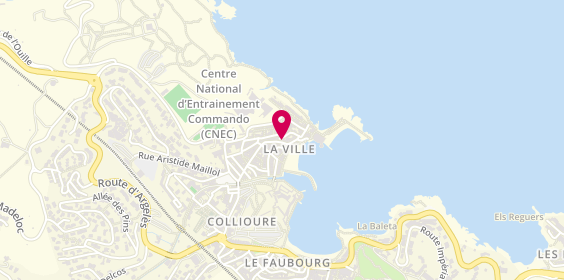 Plan de La Maison du Savon de Marseille à Collioure, 4 Rue Arago, 66190 Collioure