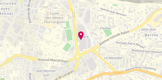 Plan de Yves Rocher, 780 Boulevard de l'Europe Centre Commercial Auchan, 83500 La Seyne-sur-Mer