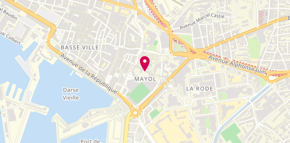 Plan de Sephora Toulon Mayol, Rue du Mûrier, 83000 Toulon