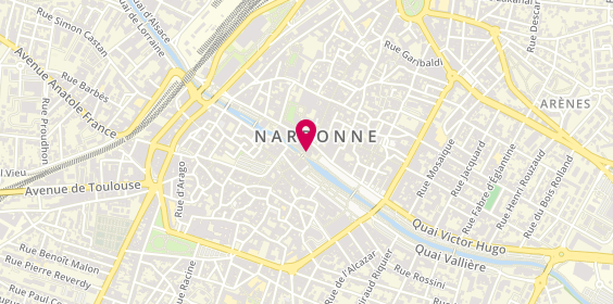 Plan de Centre de Beauté Yves Rocher, 7 Rue du Pont des Marchands, 11100 Narbonne