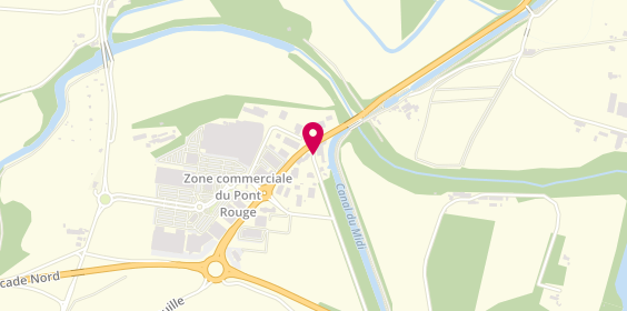 Plan de Yves Rocher, Cccarrefour Zone Industrielle Pont Rouge, 11000 Carcassonne