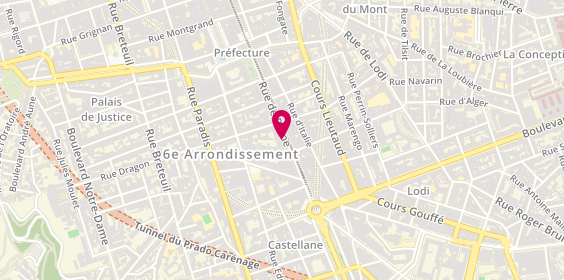 Plan de Marionnaud-Parfumerie, 160 Rue de Rome, 13006 Marseille