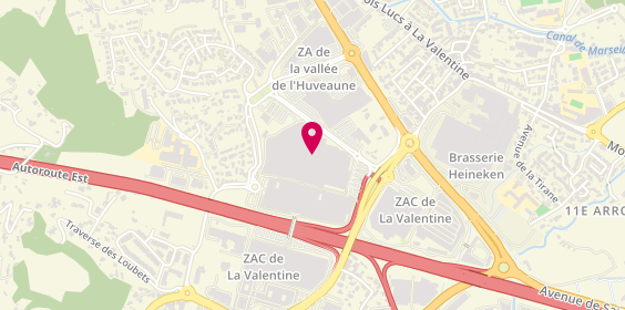 Plan de Centre de Beaute Yves Rocher, Centre Commercial la Valentine
Route de la Sablière, 13011 Marseille