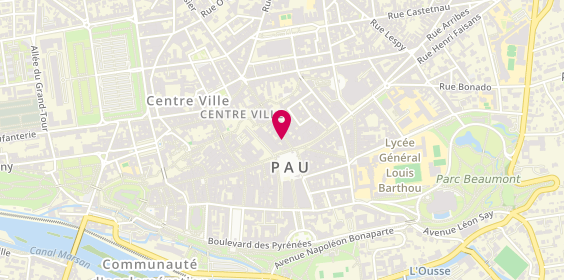 Plan de Centre de beauté Yves Rocher, 7 Rue Serviez, 64000 Pau