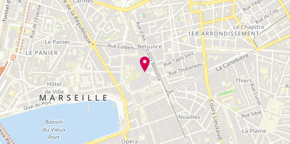 Plan de Marionnaud-Parfumerie, 17 Cours Belsunce C.cial Marseille Bourse, 13001 Marseille