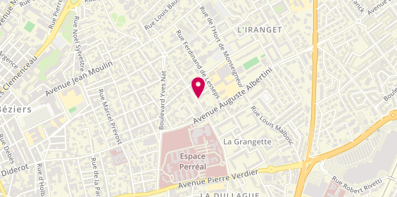 Plan de Cascade's, 12 Rue Francisque Sarcey, 34500 Béziers