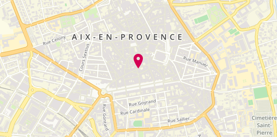Plan de L'Occitane, 21 Rue Espariat, 13100 Aix-en-Provence
