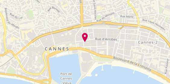Plan de Marionnaud - Parfumerie & Institut, 18 Rue d'Antibes, 06400 Cannes