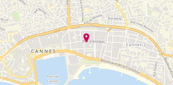 Plan de Kiko France, 44 Rue d'Antibes, 06400 Cannes