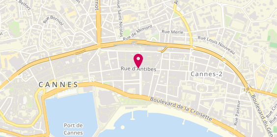 Plan de M.A.C Cosmetics, 54 Rue d'Antibes, 06400 Cannes