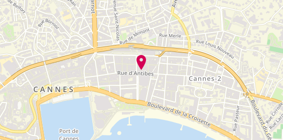 Plan de Sephora, 53 Rue d'Antibes, 06400 Cannes