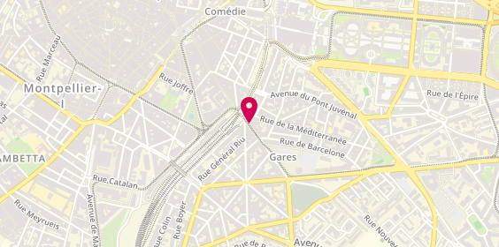 Plan de Ds Coiffure, 5 Rue Pont de Lattes, 34070 Montpellier