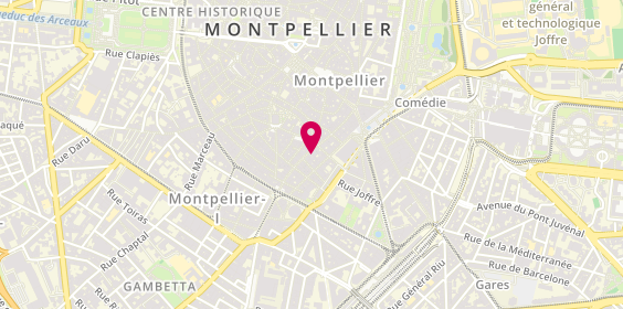 Plan de Saga Cosmetiques, 33 Grand Rue Jean Moulin, 34000 Montpellier