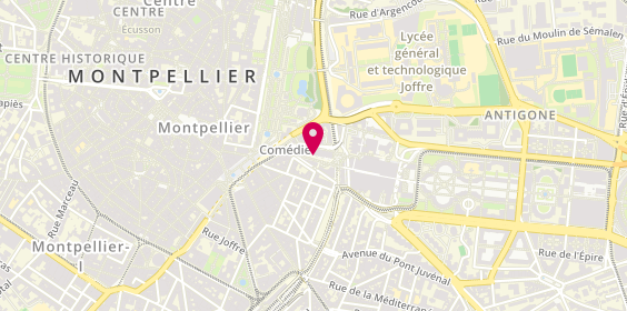 Plan de Marionnaud - Parfumerie & Institut, 26 allée Jules Milhau, 34000 Montpellier