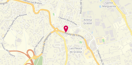 Plan de Fragonard Les Fleurs, 17 Route Cannes, 06130 Grasse
