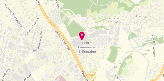 Plan de Centre de Beaute Yves Rocher, 1 Route de Ganges Centre Commercial Montpellier Trifontaine, 34980 Saint-Clément-de-Rivière