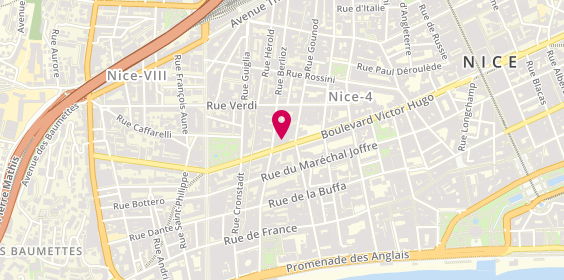 Plan de Lrb Institut Beauty & Parfum, 50 Bis
50 Bis Boulevard Victor Hugo Vers, 06000 Nice