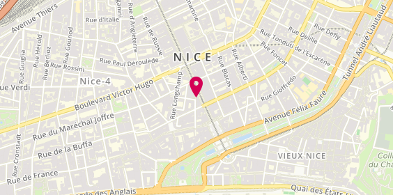 Plan de Centre de Beaute Yves Rocher, 11 avenue Jean Médecin, 06000 Nice