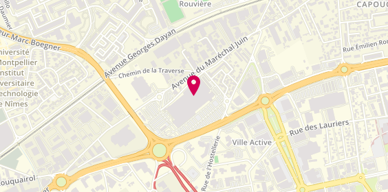 Plan de Marionnaud Lafayette, 116 Rue Andre Dupont C.cial Nï¿½Mes Etoile, 30900 Nîmes
