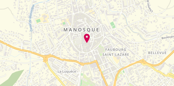 Plan de Relais l'Occitane, 21 Rue Grande, 04100 Manosque