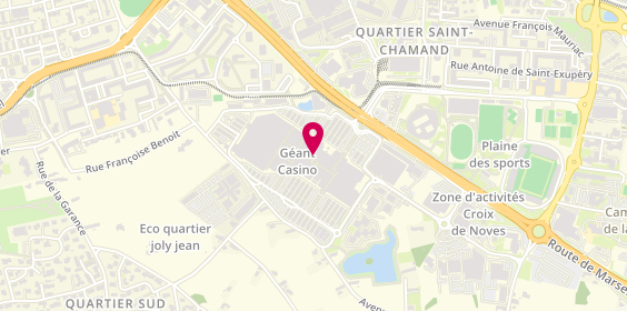 Plan de Centre de Beauté Yves Rocher, 162 avenue Pierre Semard, 84000 Avignon