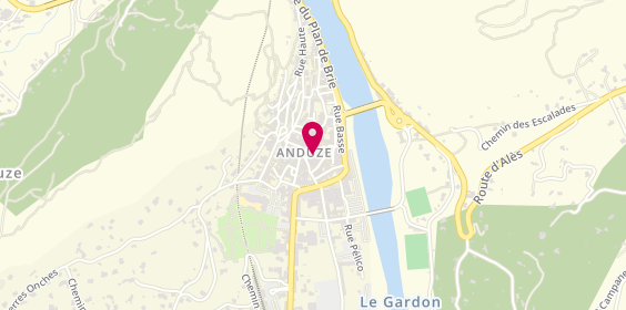 Plan de Elle Institut de Beaute Parfumerie, 6 place Couverte, 30140 Anduze