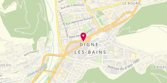 Plan de Centre de Beaute Yves Rocher, 59 Boulevard Gassendi, 04000 Digne-les-Bains