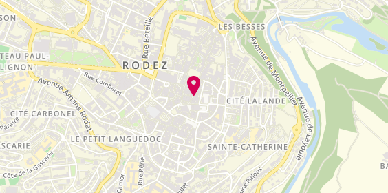 Plan de Marie Jeanne Godard, 10 Rue Neuve, 12000 Rodez