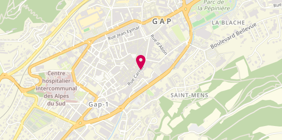 Plan de Yves Rocher, 43 Rue Carnot, 05000 Gap