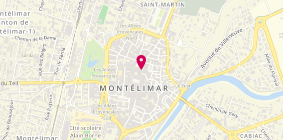 Plan de L'Occitane en Provence, 83 Rue Pierre Julien, 26200 Montélimar