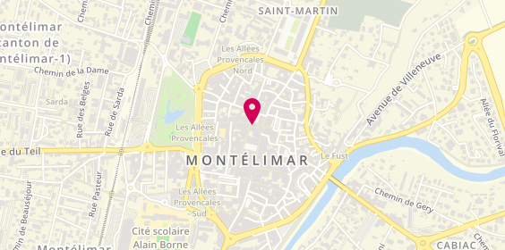 Plan de Marionnaud - Parfumerie & Institut, 18 Rue Sainte-Croix, 26200 Montélimar