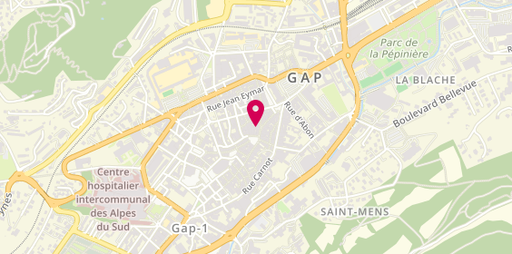 Plan de Oïa Beauté Gap Centre, 18 Rue de France, 05000 Gap