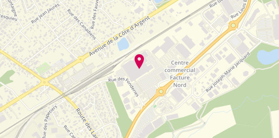 Plan de Centre de Beaute Yves Rocher, 31 Rue des Fonderies Centre Commercial Auchan, 33380 Biganos