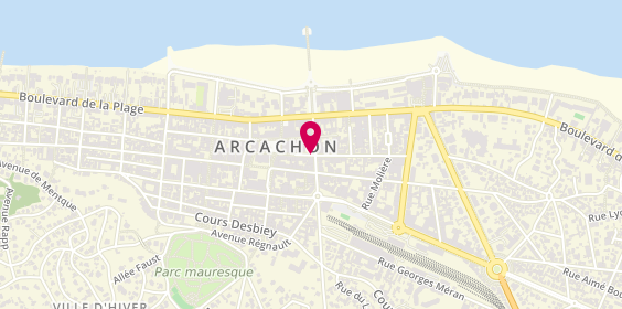 Plan de Ecume d'Arcachon, 17 avenue Gambetta, 33120 Arcachon