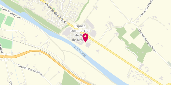 Plan de Passion Beauté, Centre Commercial Intermarché Route Crest, 26400 Aouste-sur-Sye