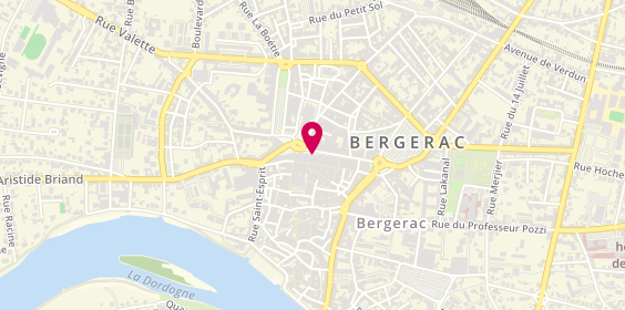 Plan de Sephora Bergerac, 9 Rue de la Résistance, 24100 Bergerac