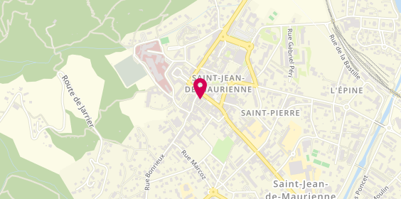 Plan de Insttut la Venus, 8 Rue Bonnafous, 73300 Saint-Jean-de-Maurienne