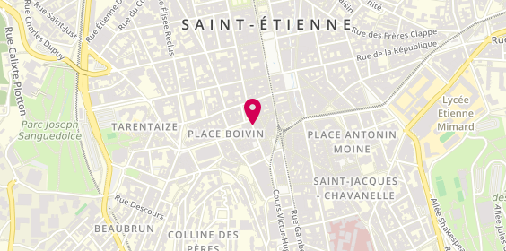 Plan de Comptoir de la Parfumerie, 35 Rue de la Résistance, 42000 Saint-Étienne