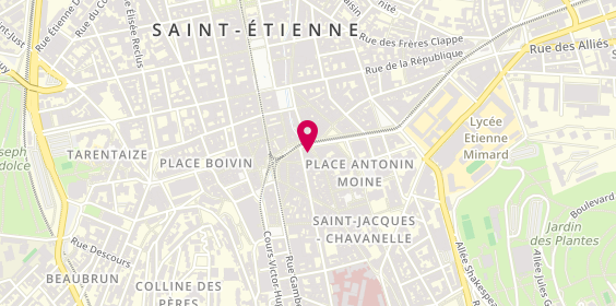 Plan de L'Occitane, 7 Rue Michelet, 42000 Saint-Étienne
