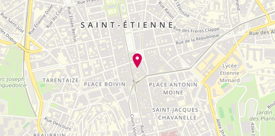 Plan de April, 6 Rue Alsace Lorraine, 42000 Saint-Étienne
