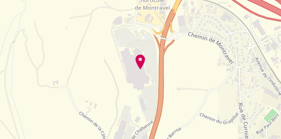 Plan de Centre de Beaute Yves Rocher, 1 chemin de Montravel, 42390 Villars