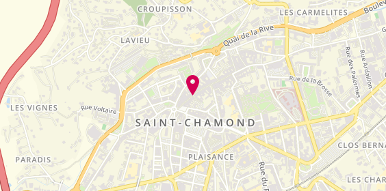Plan de Yves Rocher, 87 Rue de la République, 42400 Saint-Chamond