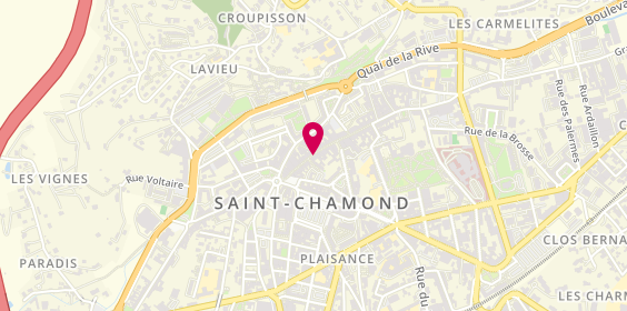 Plan de Passion Beauté, 85 Rue de la République, 42400 Saint-Chamond