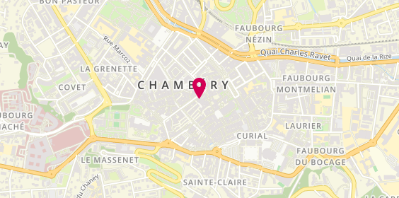 Plan de Parfumerie Maurice - A la Parfumeuse, 11 Rue de Boigne, 73000 Chambéry