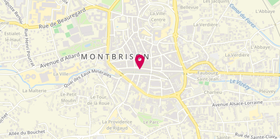 Plan de Adopt'parfums de France, 36 Rue Tupinerie, 42600 Montbrison