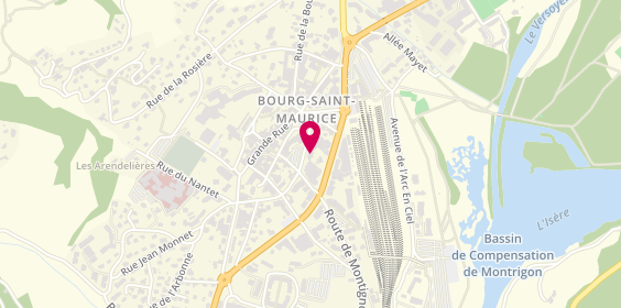 Plan de Parfumerie Marie-Pierre, 99 avenue du Centenaire, 73700 Bourg-Saint-Maurice