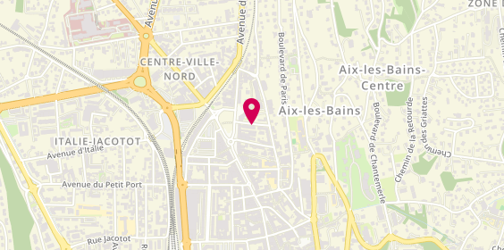 Plan de Institut Capillaire Bos Béatrice, 4 Rue Paul Verlaine, 73100 Aix-les-Bains