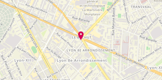 Plan de Shop Coiffure Lyon 8, 6 avenue Paul Santy, 69008 Lyon