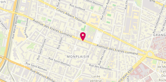 Plan de Marionnaud - Parfumerie & Institut, 112 avenue des Frères Lumière, 69008 Lyon
