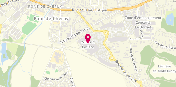 Plan de Centre de beauté Yves Rocher, 37 Place du Dauphiné, 38230 Tignieu-Jameyzieu